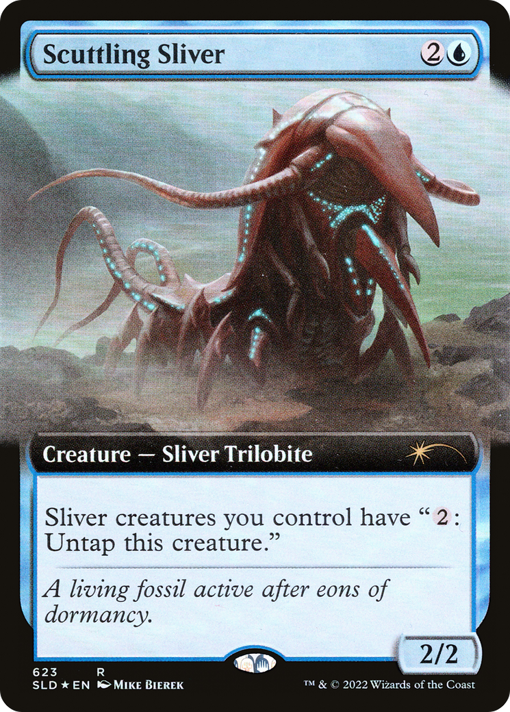 Scuttling Sliver (Extended Art) [Secret Lair Drop Promos] | Gaming Infinity