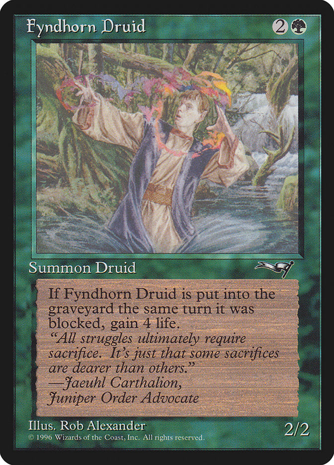Fyndhorn Druid (Flame Circle) [Alliances] | Gaming Infinity