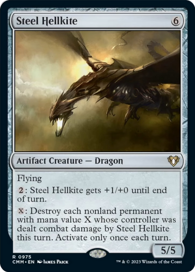 Steel Hellkite [Commander Masters] | Gaming Infinity