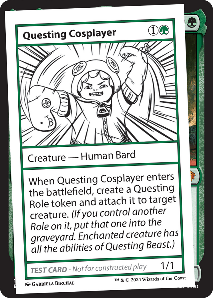 Questing Cosplayer [Mystery Booster 2 Playtest Cards] | Gaming Infinity