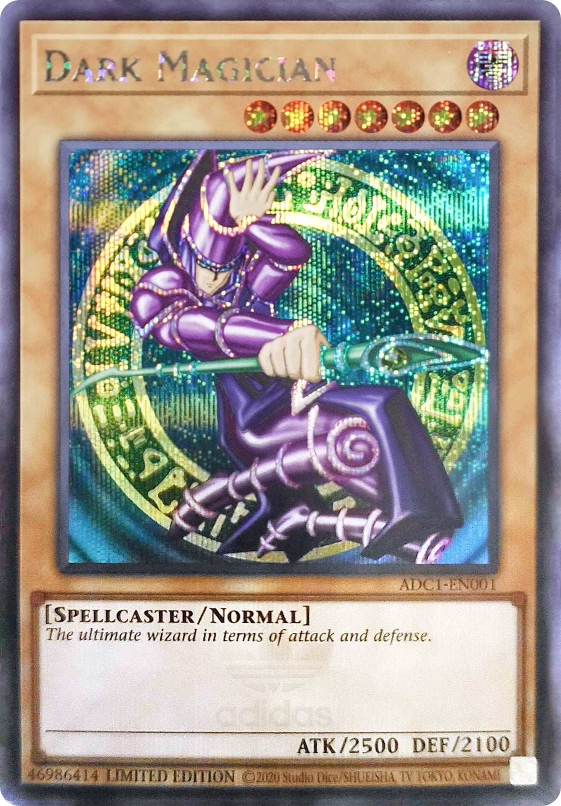 Dark Magician (Adidas Exclusive) [ADC1-EN001] Prismatic Secret Rare | Gaming Infinity