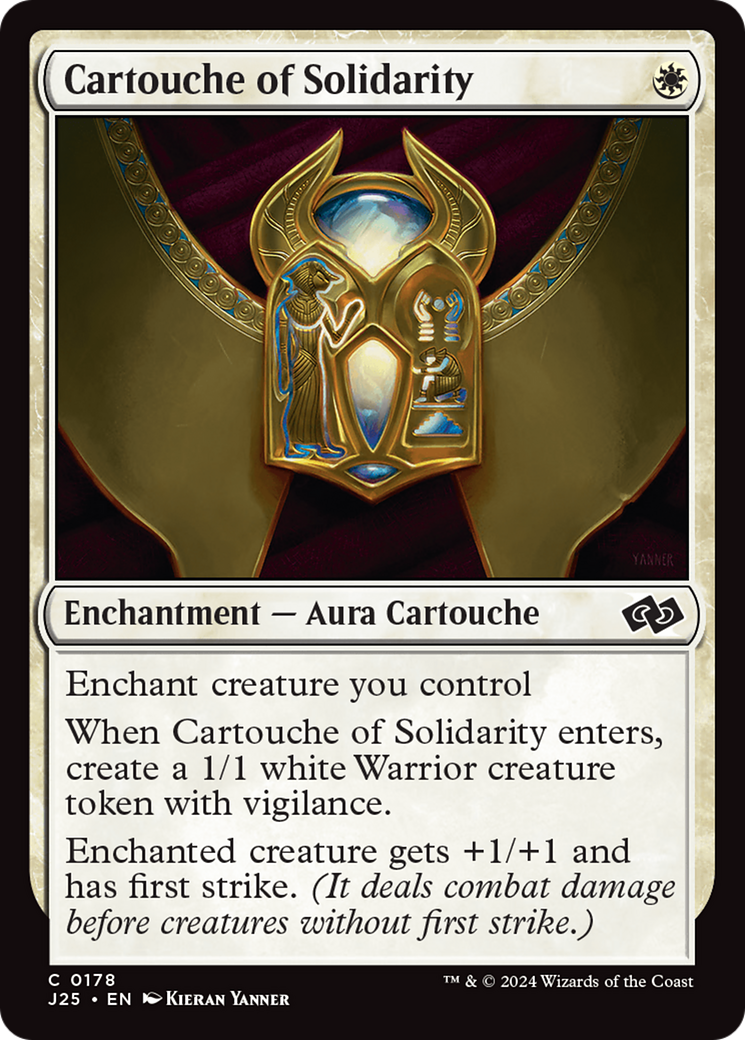 Cartouche of Solidarity [Foundations Jumpstart] | Gaming Infinity