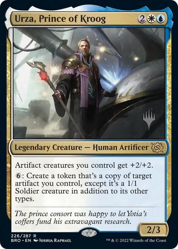 Urza, Prince of Kroog (Promo Pack) [The Brothers' War Promos] | Gaming Infinity