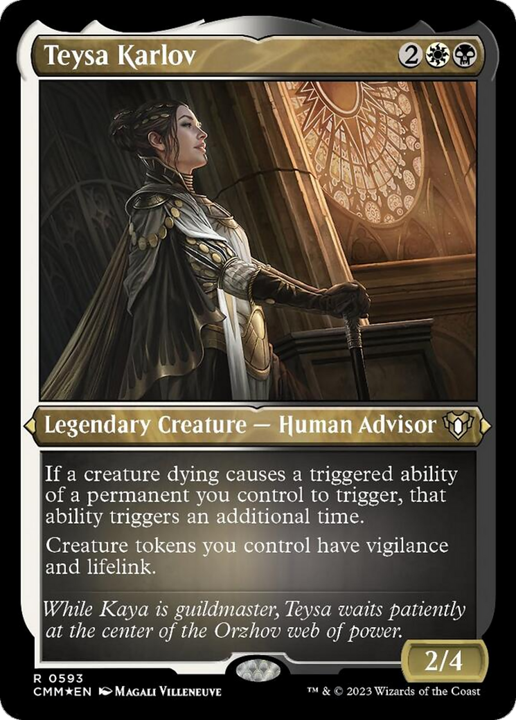 Teysa Karlov (Foil Etched) [Commander Masters] | Gaming Infinity