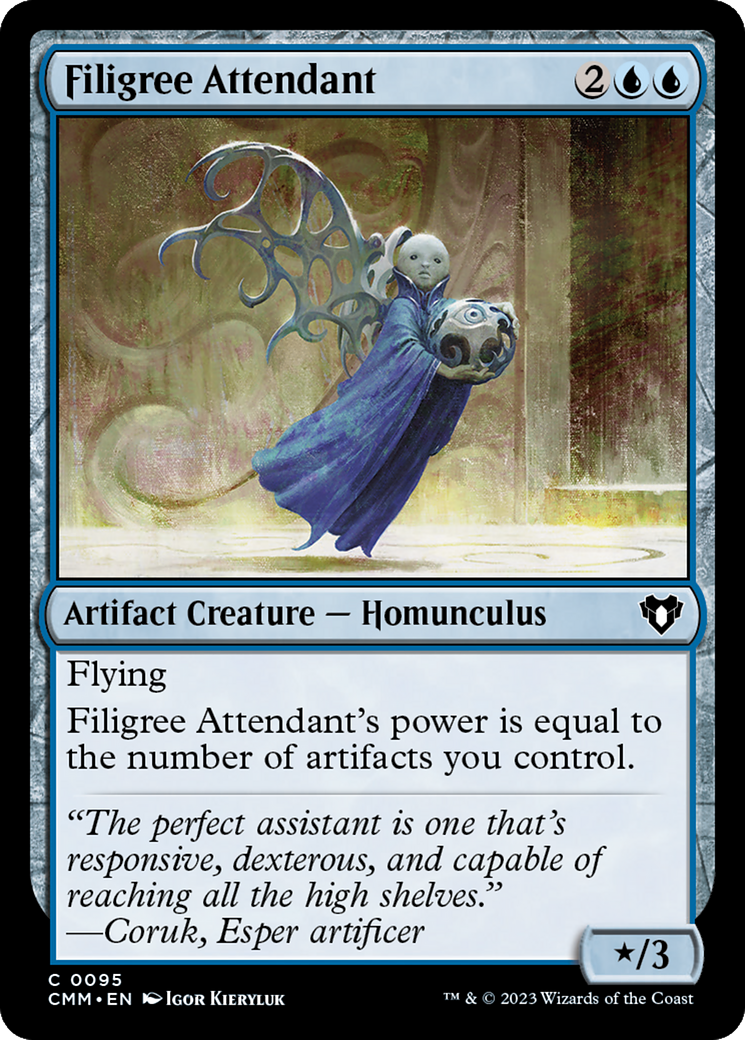 Filigree Attendant [Commander Masters] | Gaming Infinity