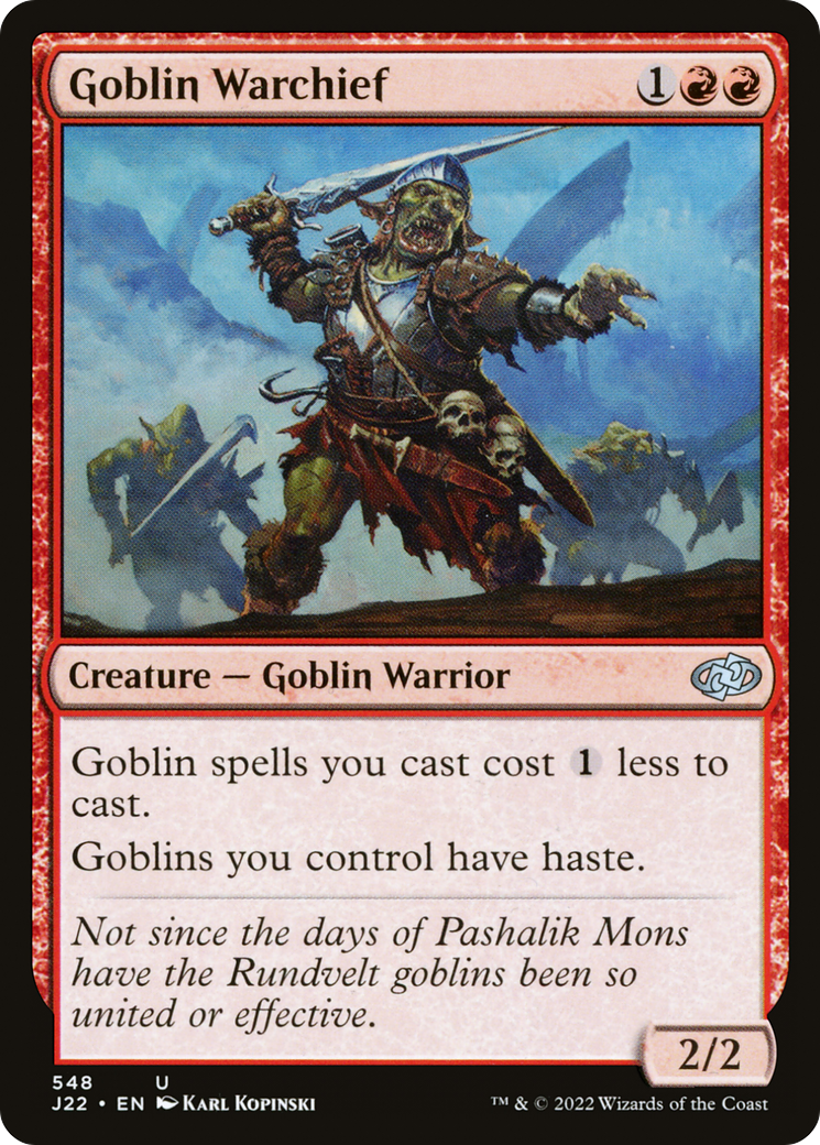 Goblin Warchief [Jumpstart 2022] | Gaming Infinity