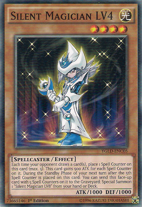 Silent Magician LV4 [YGLD-ENC05] Common | Gaming Infinity