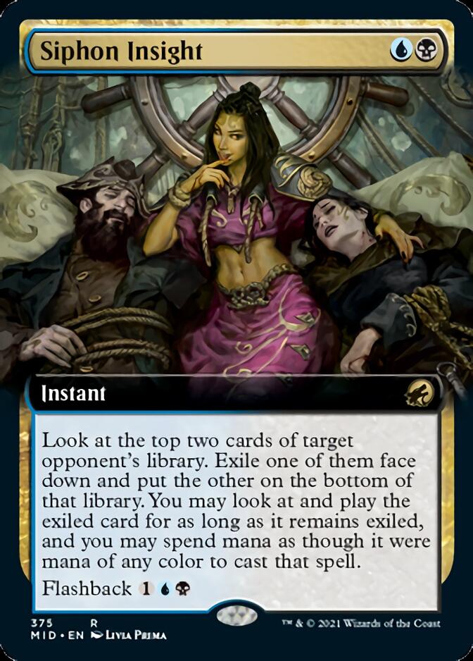 Siphon Insight (Extended Art) [Innistrad: Midnight Hunt] | Gaming Infinity