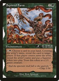 Squirrel Farm (Oversized) [Oversize Cards] | Gaming Infinity