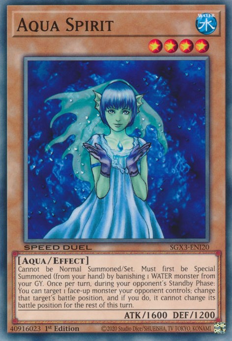 Aqua Spirit [SGX3-ENI20] Common | Gaming Infinity