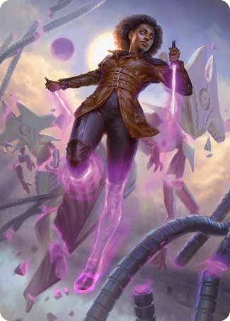 Kaya, Intangible Slayer Art Card [Phyrexia: All Will Be One Art Series] | Gaming Infinity