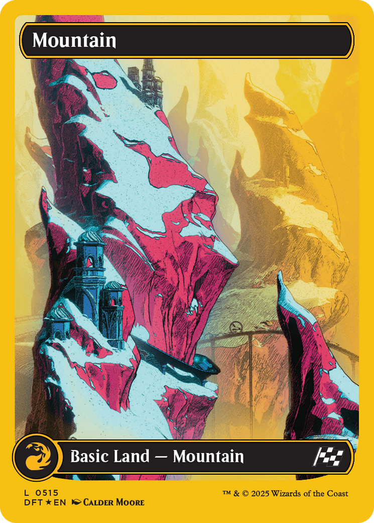 Mountain (0515) (First-Place Foil) [Aetherdrift] | Gaming Infinity