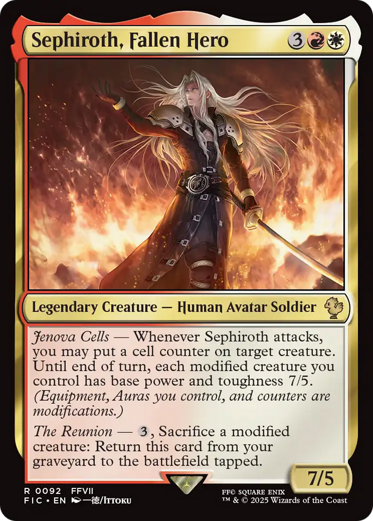 Sephiroth, Fallen Hero [FINAL FANTASY Commander] | Gaming Infinity