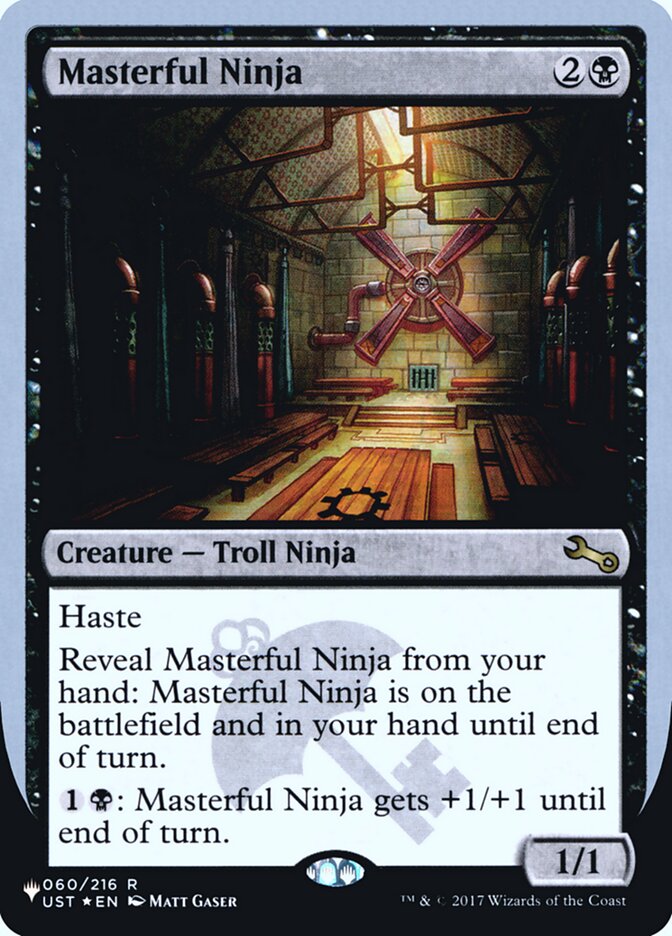 Masterful Ninja (Unfinity Foil Edition) [The List] | Gaming Infinity