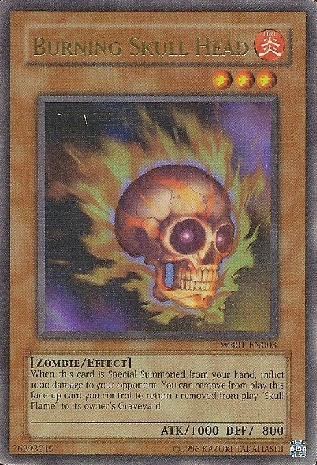 Burning Skull Head [WB01-EN003] Ultra Rare | Gaming Infinity