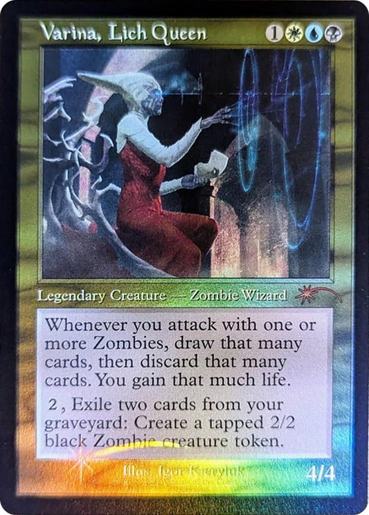 Varina, Lich Queen (Retro Frame) [Secret Lair Drop Series] | Gaming Infinity