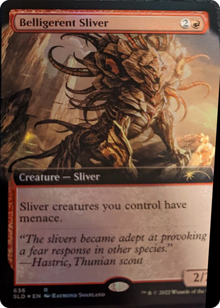 Belligerent Sliver (Extended Art) [Secret Lair Drop Series] | Gaming Infinity