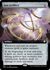 Lux Artillery (Extended Art) [Phyrexia: All Will Be One Commander] | Gaming Infinity