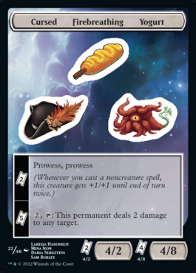 Cursed Firebreathing Yogurt [Unfinity Stickers] | Gaming Infinity
