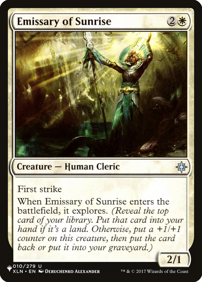 Emissary of Sunrise [The List] | Gaming Infinity