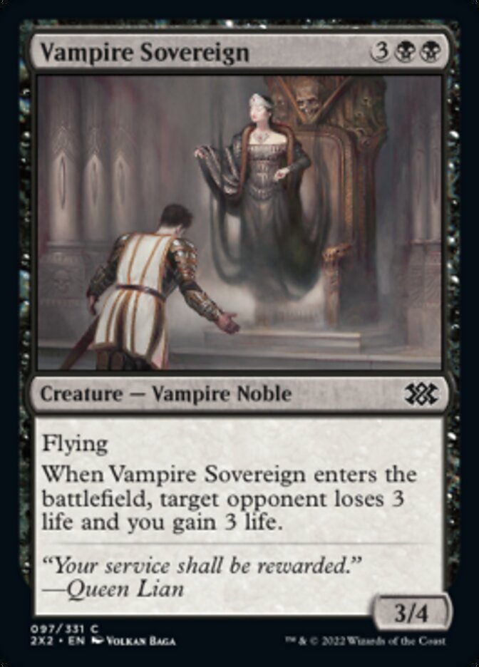 Vampire Sovereign [Double Masters 2022] | Gaming Infinity