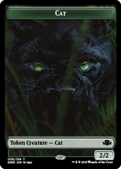 Insect // Cat (008) Double-Sided Token [Dominaria Remastered Tokens] | Gaming Infinity