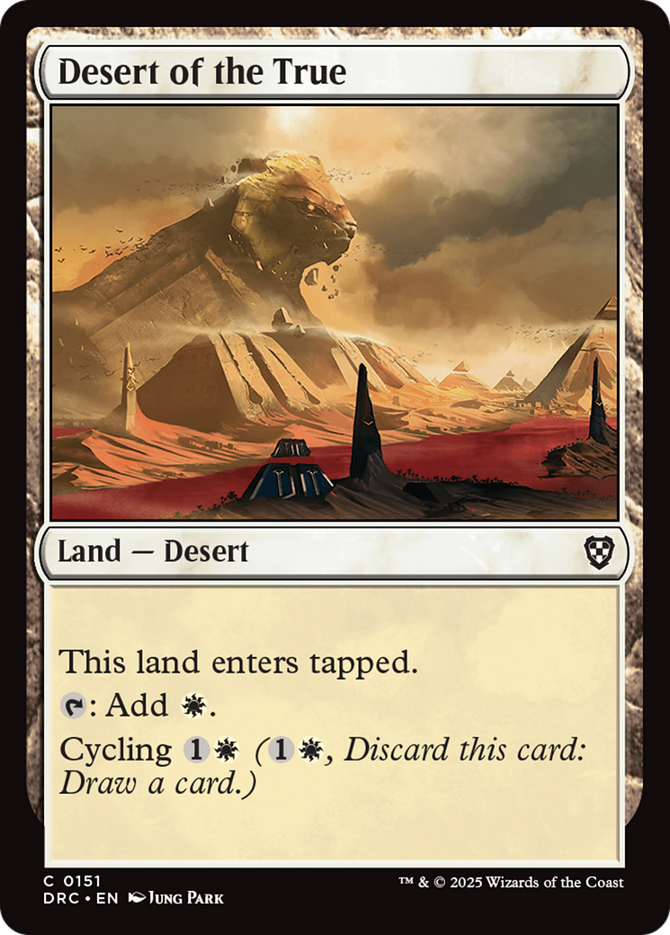 Desert of the True [Aetherdrift Commander] | Gaming Infinity