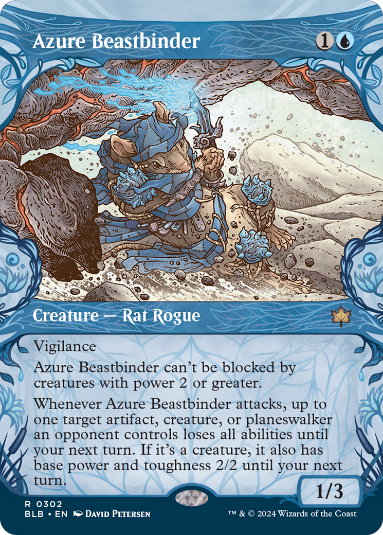 Azure Beastbinder (Showcase) [Bloomburrow] | Gaming Infinity