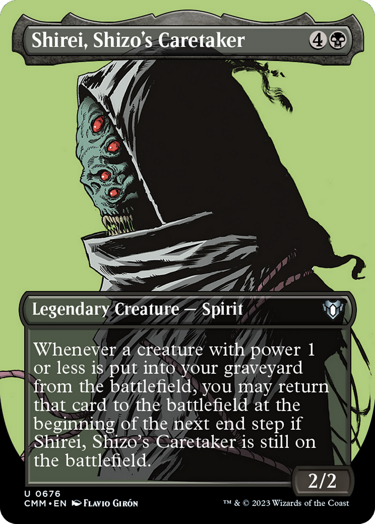 Shirei, Shizo's Caretaker (Borderless Profile) [Commander Masters] | Gaming Infinity