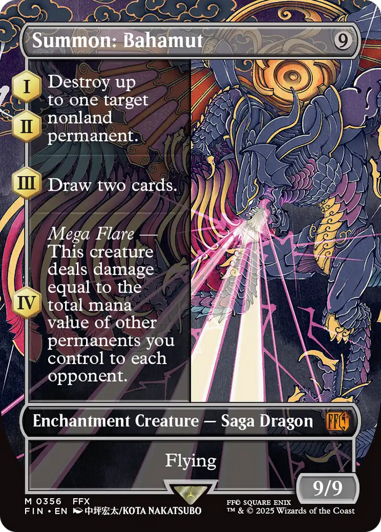 Summon: Bahamut (Borderless) [FINAL FANTASY] | Gaming Infinity