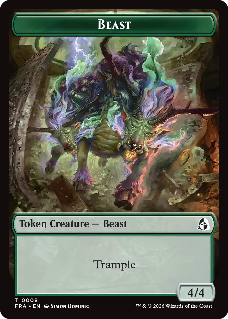 Angel (0003) // Beast Double-Sided Token [Reality Fracture Tokens] | Gaming Infinity