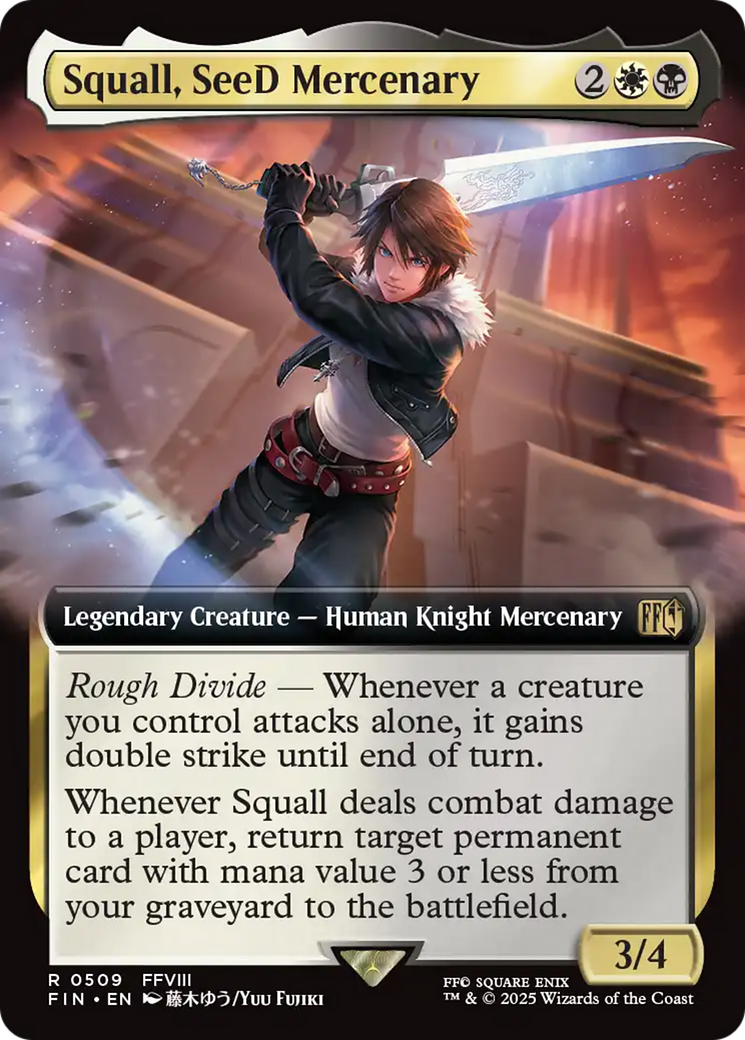 Squall, SeeD Mercenary (Extended Art) [FINAL FANTASY] | Gaming Infinity
