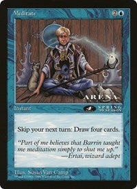 Meditate (4th Place) (Oversized) [Oversize Cards] | Gaming Infinity