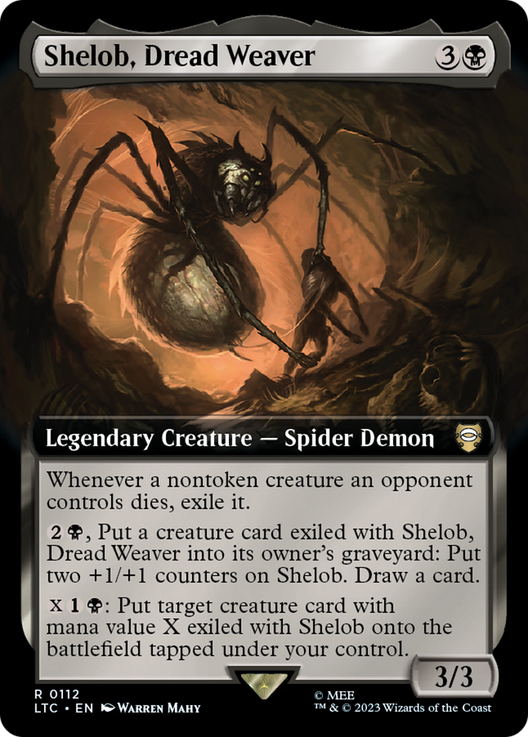Shelob, Dread Weaver (Extended Art) [The Lord of the Rings: Tales of Middle-Earth Commander] | Gaming Infinity