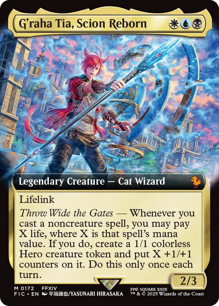 G'raha Tia, Scion Reborn (Extended Art) [FINAL FANTASY Commander] | Gaming Infinity