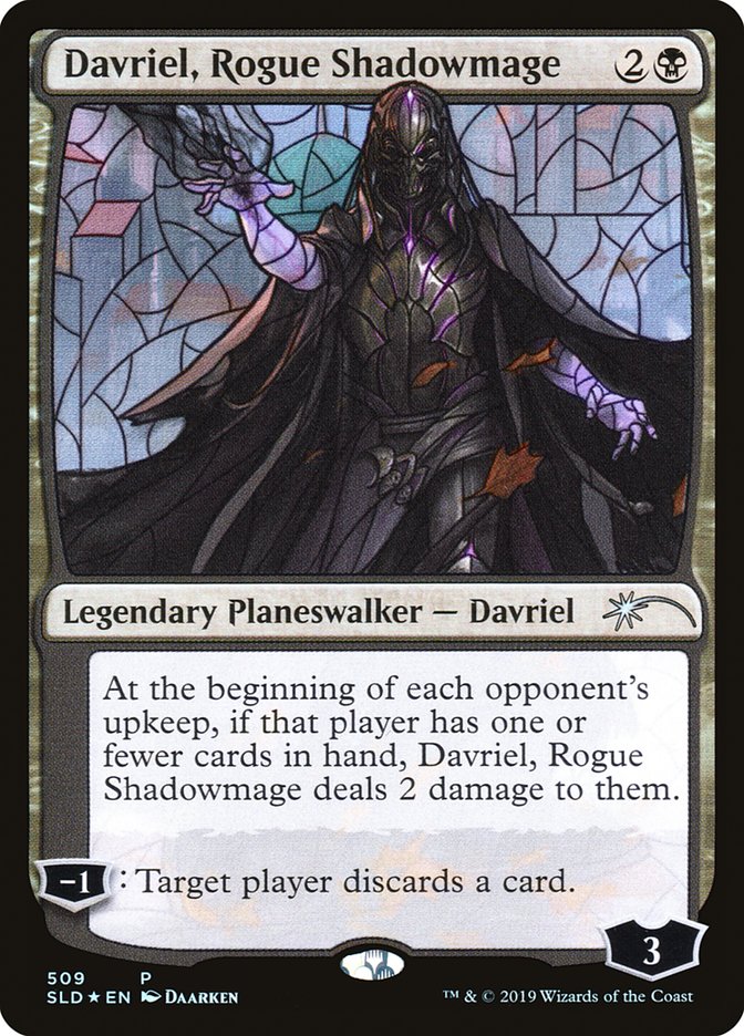 Davriel, Rogue Shadowmage (Stained Glass) [Secret Lair Drop Promos] | Gaming Infinity