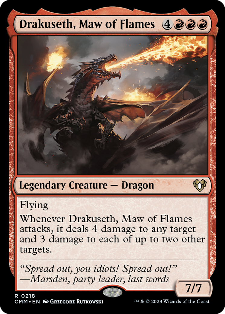 Drakuseth, Maw of Flames [Commander Masters] | Gaming Infinity