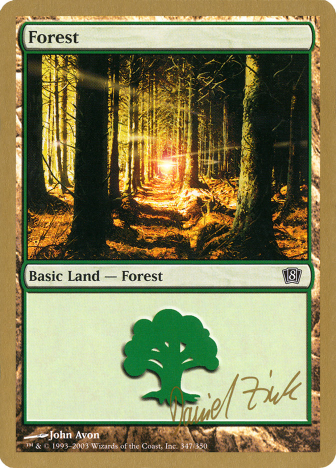 Forest (dz347) (Daniel Zink) [World Championship Decks 2003] | Gaming Infinity