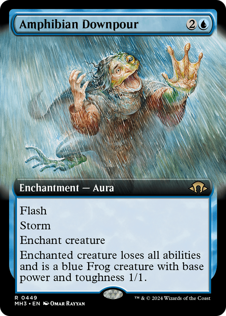 Amphibian Downpour (Extended Art) [Modern Horizons 3] | Gaming Infinity