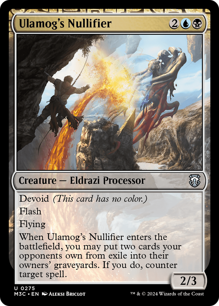 Ulamog's Nullifier (Ripple Foil) [Modern Horizons 3 Commander] | Gaming Infinity