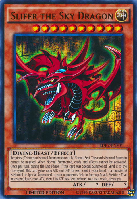 Slifer the Sky Dragon [LDK2-ENS01] Ultra Rare | Gaming Infinity