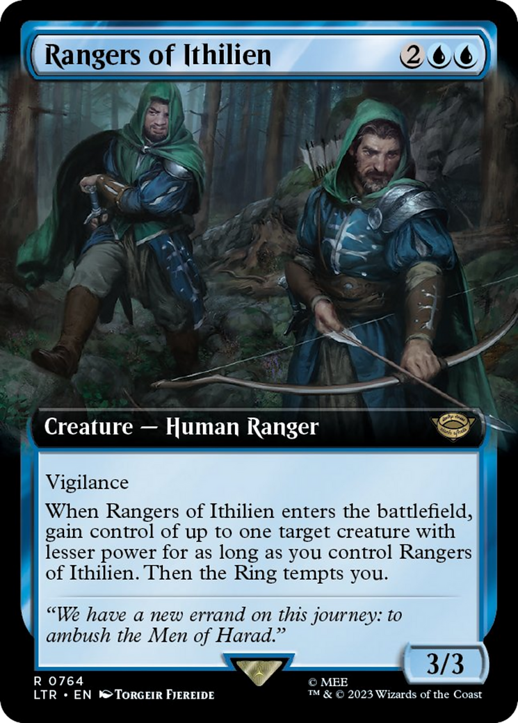 Rangers of Ithilien (Extended Art) (Surge Foil) [The Lord of the Rings: Tales of Middle-Earth] | Gaming Infinity