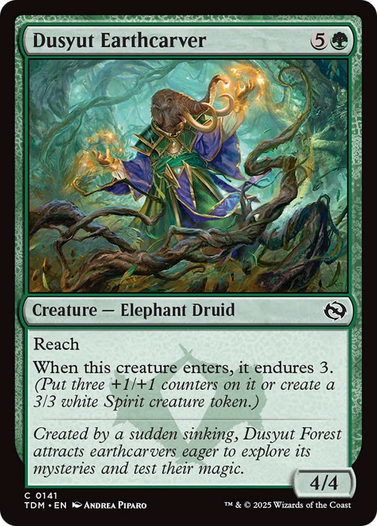 Dusyut Earthcarver [Tarkir: Dragonstorm] | Gaming Infinity