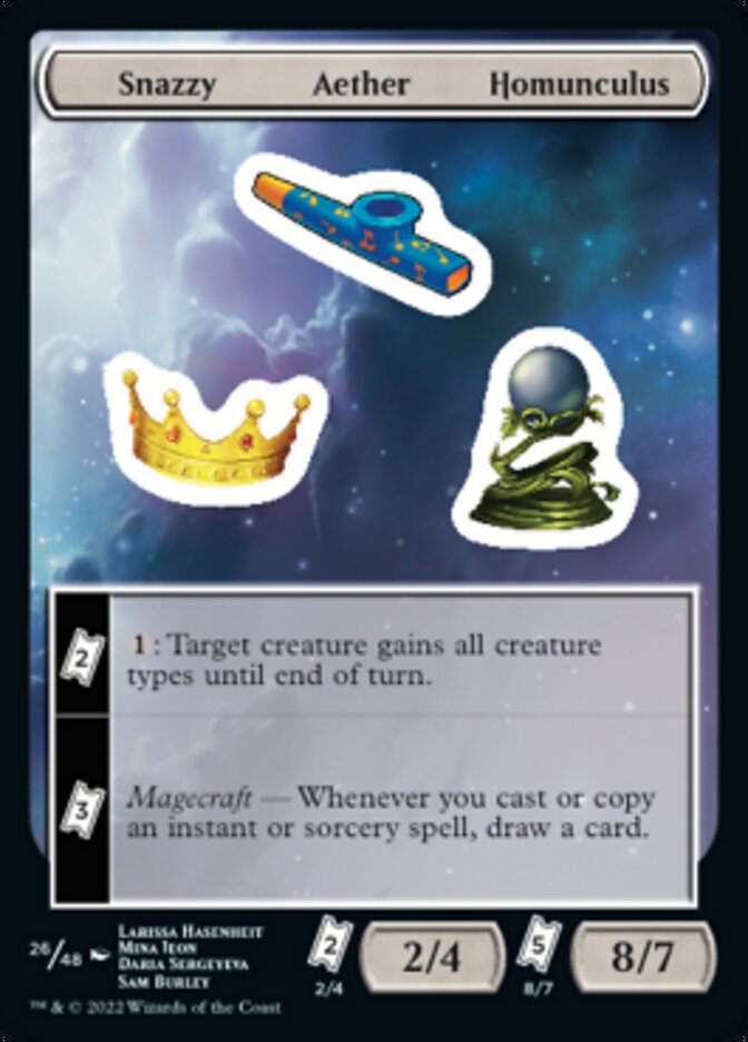 Snazzy Aether Homunculus [Unfinity Stickers] | Gaming Infinity