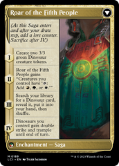 Huatli, Poet of Unity // Roar of the Fifth People [The Lost Caverns of Ixalan Prerelease Cards] | Gaming Infinity