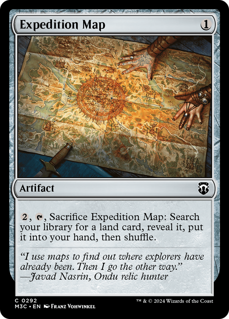 Expedition Map (Ripple Foil) [Modern Horizons 3 Commander] | Gaming Infinity