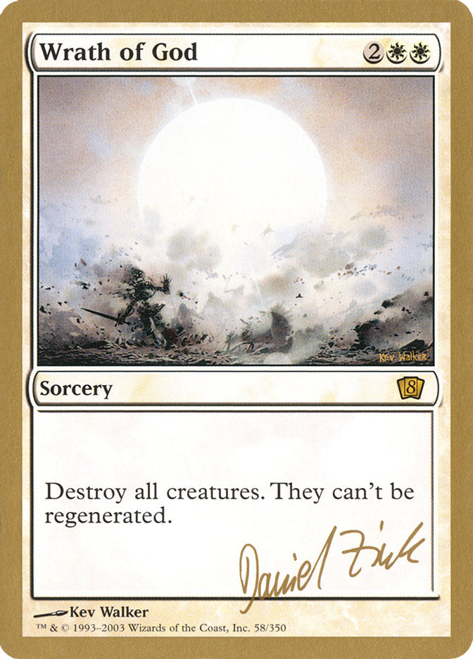 Wrath of God (Daniel Zink) [World Championship Decks 2003] | Gaming Infinity