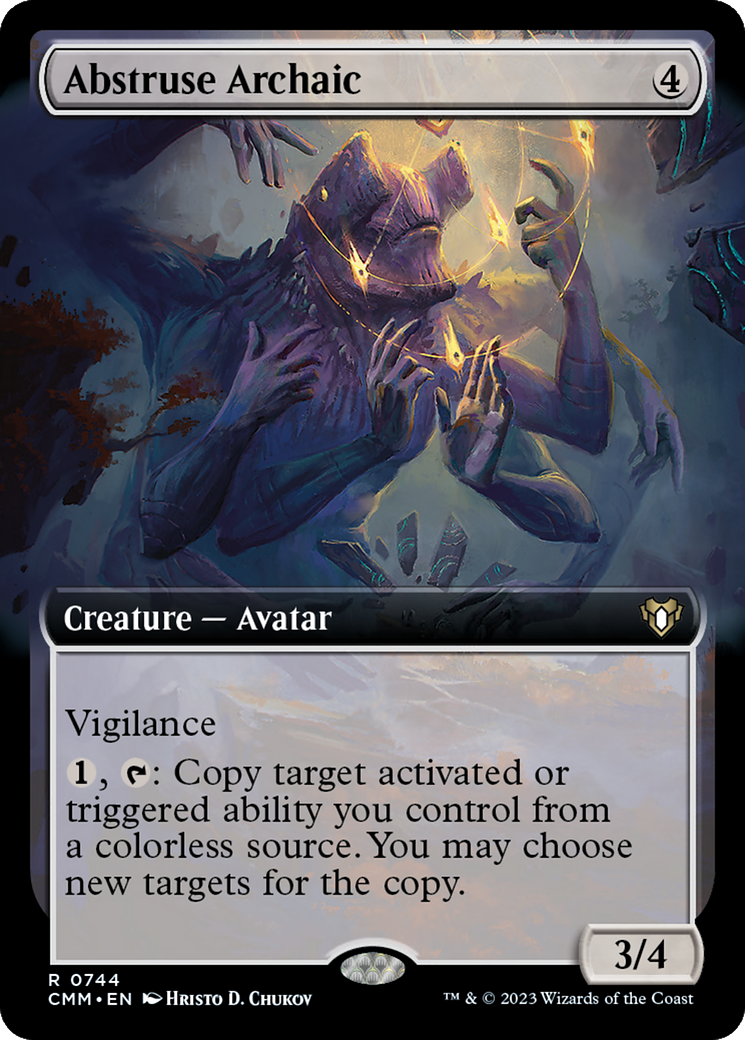 Abstruse Archaic (Extended Art) [Commander Masters] | Gaming Infinity