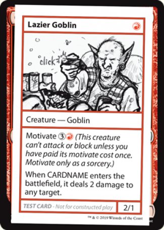 Lazier Goblin (2021 Edition) [Mystery Booster Playtest Cards] | Gaming Infinity