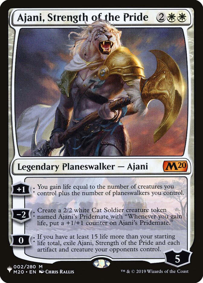 Ajani, Strength of the Pride [The List] | Gaming Infinity